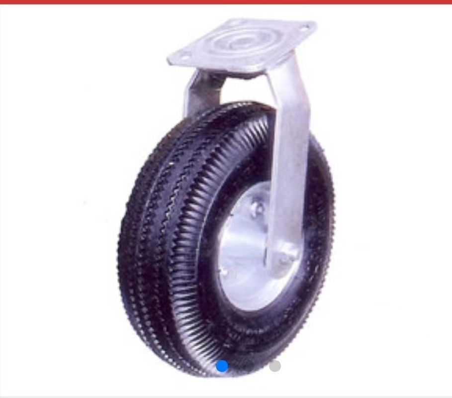 8'' Rubber Pneumatic Tire Casters Dumpster Caster Wheels