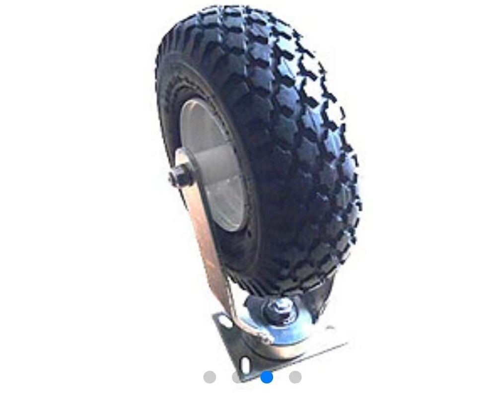 8'' Rubber Pneumatic Tire Casters Dumpster Caster Wheels