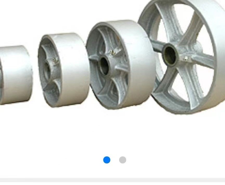 Casting Caster Parts Semi Steel Cast Iron Caster Wheel 4 5 6 8 Inch