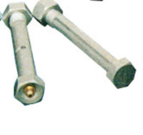 Zinc Plated Caster Parts Lubricating Screwing Stem For Foot Wheel